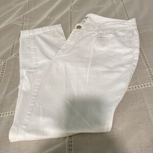 Cato White Straight Leg Jeans Classic Style